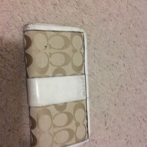 Coach zippered wallet